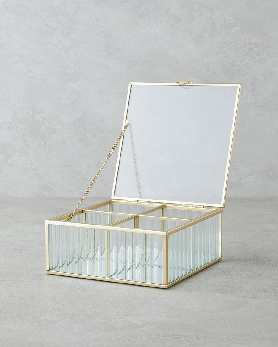 Anissa Takı Kutusu 16x16x6 cm Gold - Görsel 2
