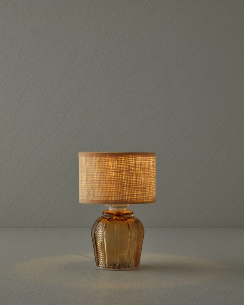 Loren Cam Abajur 12x19 cm Bej