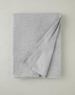 Modern Grid Tek Kişilik Pike 150x220 cm Gri